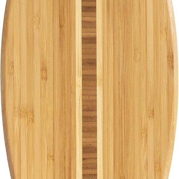 Lil' Surfer Surfboard Shaped Bamboo Serving and Cutting Board, 14-1/2" x 6 - Picture 1 of 7